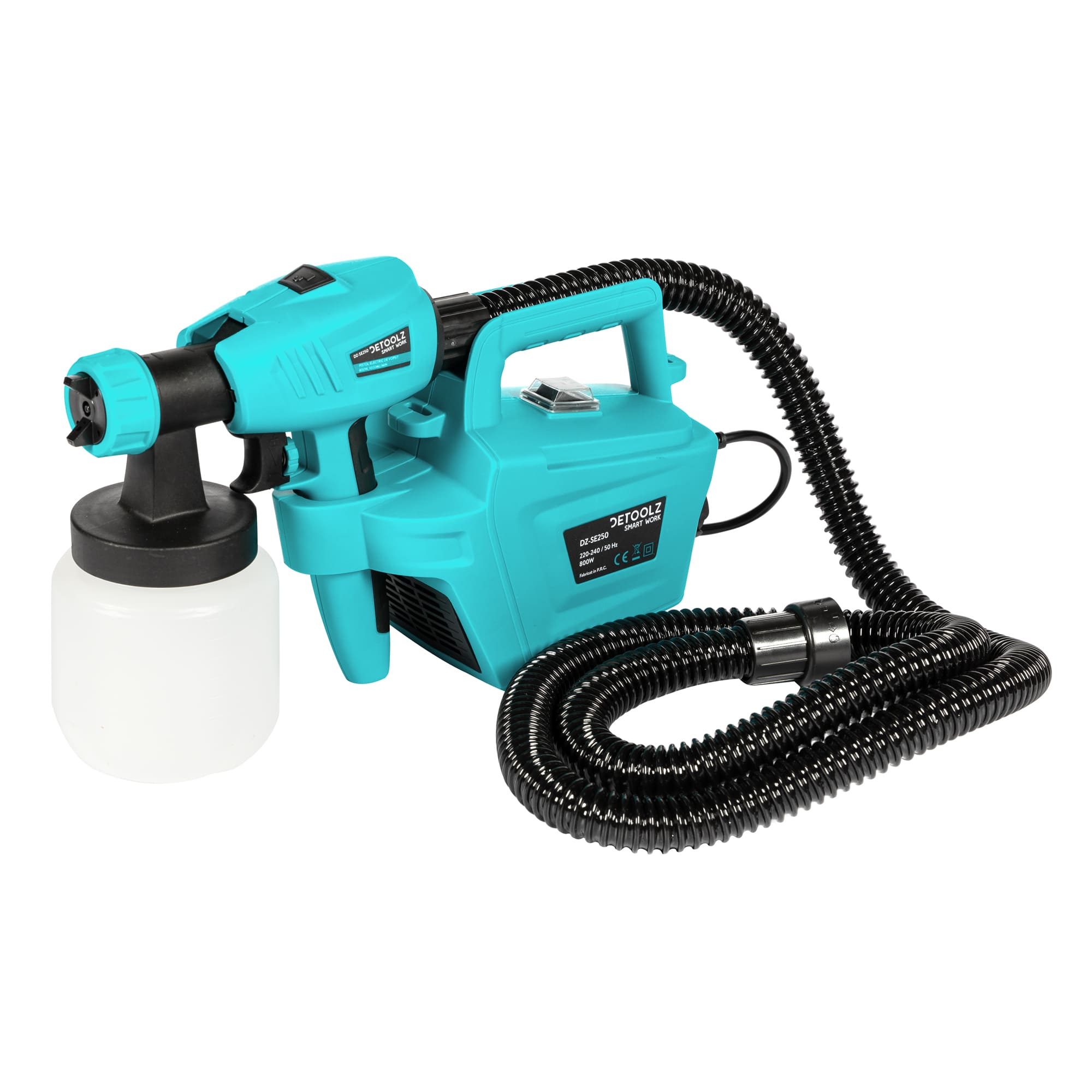 Pistol electric de vopsit Detoolz 800W 1000ml/min